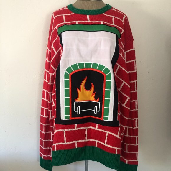 PARTY SWEATER Other - NEARLY NEW! UNISEX UGLY FIREPLACE CHRISTMAS SWEATER